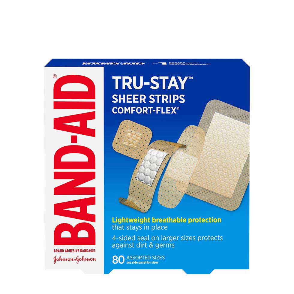 Band-Aid Tru Stay lightweight breathable bandage pack