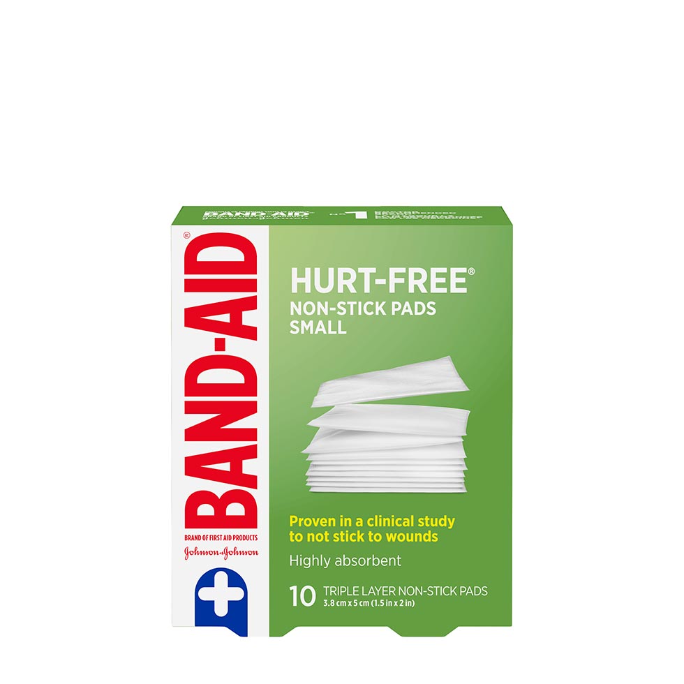 Band-Aid non stick small pads pack of 10
