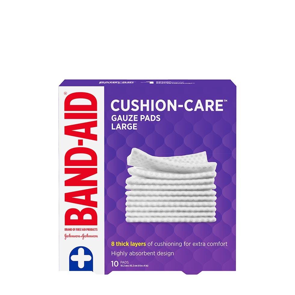 Band-Aid large gauze pads pack of 10