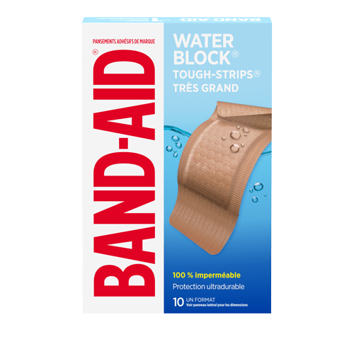 très grands pansements band-aid water block