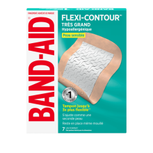 Pansements BAND-AID ® FLEXI-CONTOURMC, très grands, sèchent rapidement