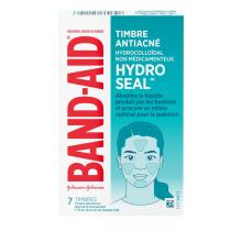 Boîte de 7 timbres antiacné hydrocolloïdaux non médicamenteux BAND-AID® HYDRO SEALMC